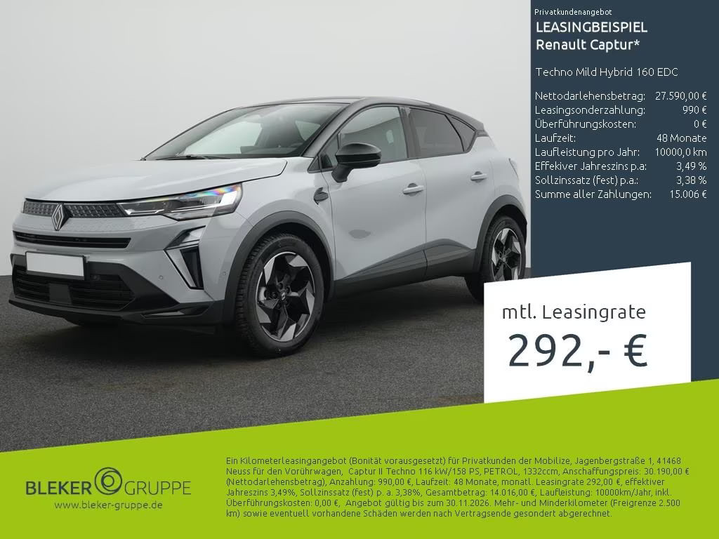 Renault Captur EDC Hybrid Techno