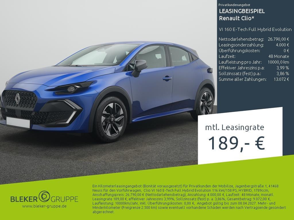 Renault Clio E-Tech Hybrid Evolution