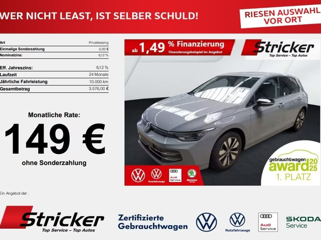Volkswagen Golf DSG 1.5 eTSI