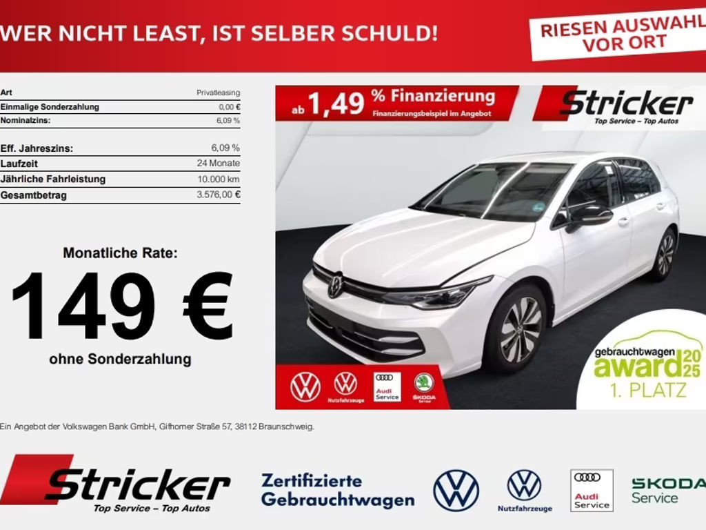 Volkswagen Golf DSG 1.5 eTSI