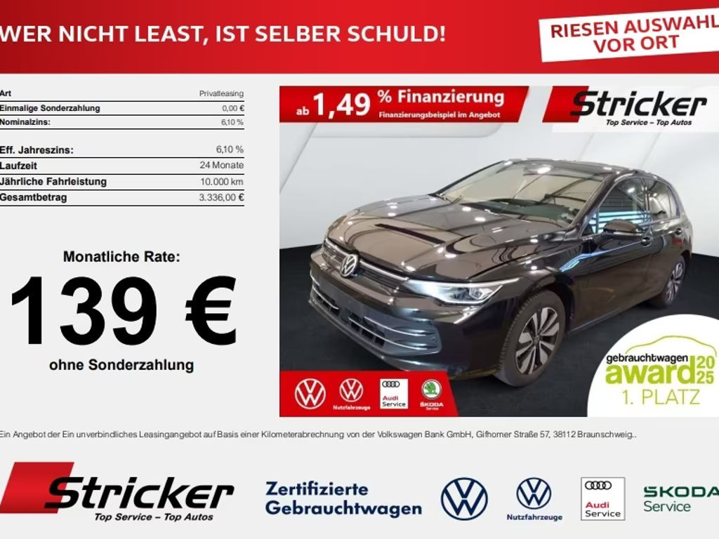 Volkswagen Golf DSG 1.5 eTSI