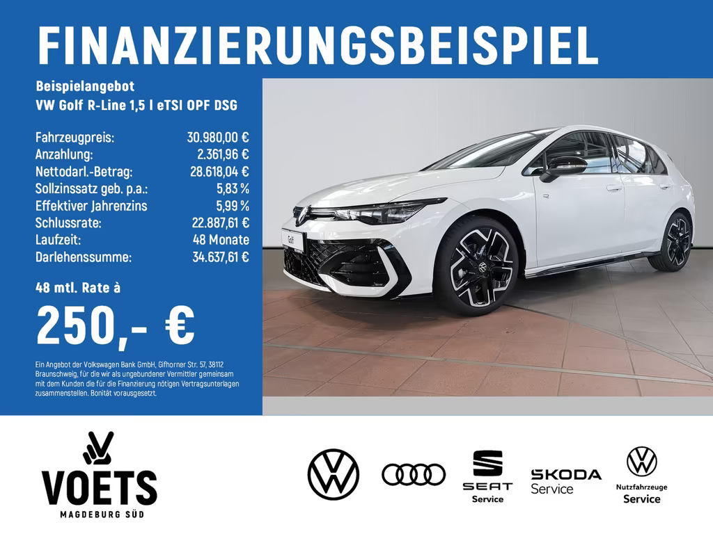 Volkswagen Golf DSG R-Line