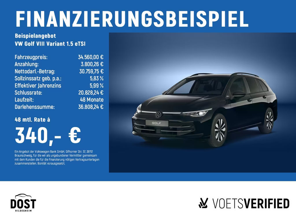 Volkswagen Golf Variant Golf VIII 1.5 eTSI