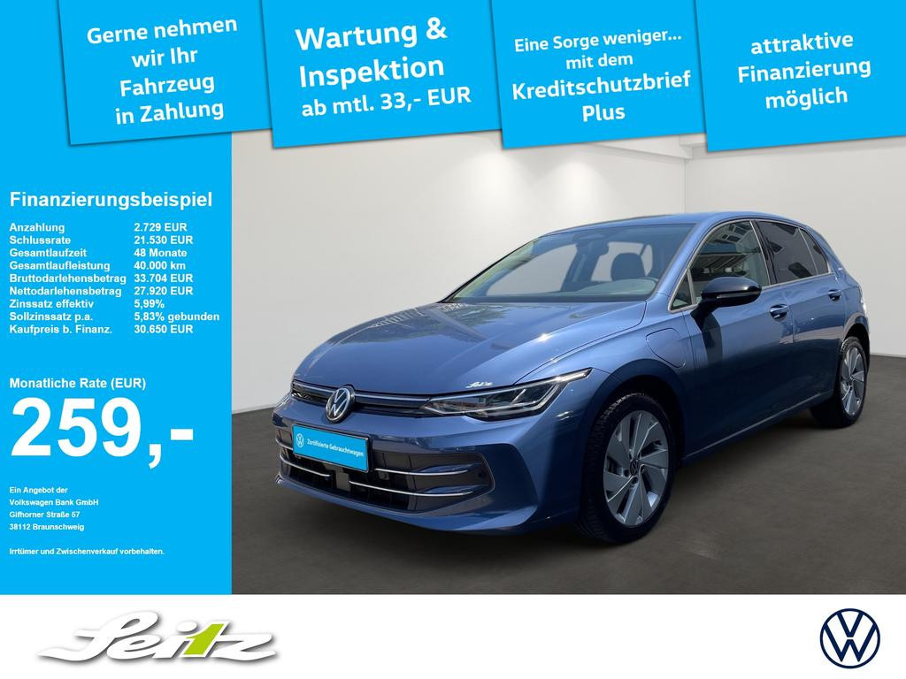 Volkswagen Golf eHybrid 1.5 TSI Golf VIII