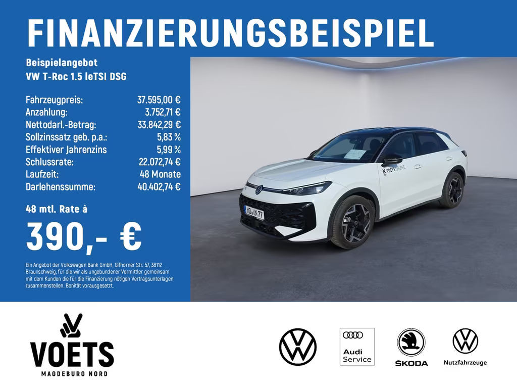 Volkswagen T-Roc DSG R-Line