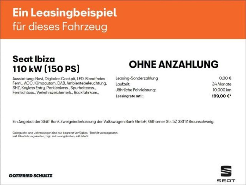 Seat Ibiza FR-lijn 1.5 TSI DSG