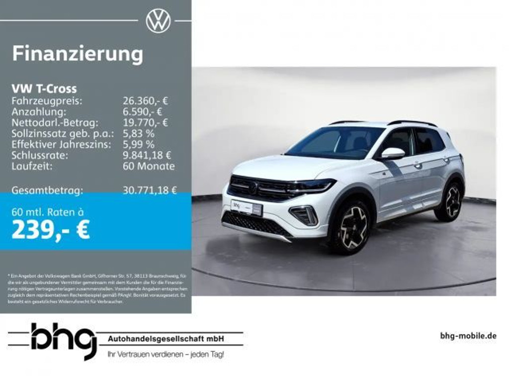 Volkswagen T-Cross DSG R-Line 1.0 TSI