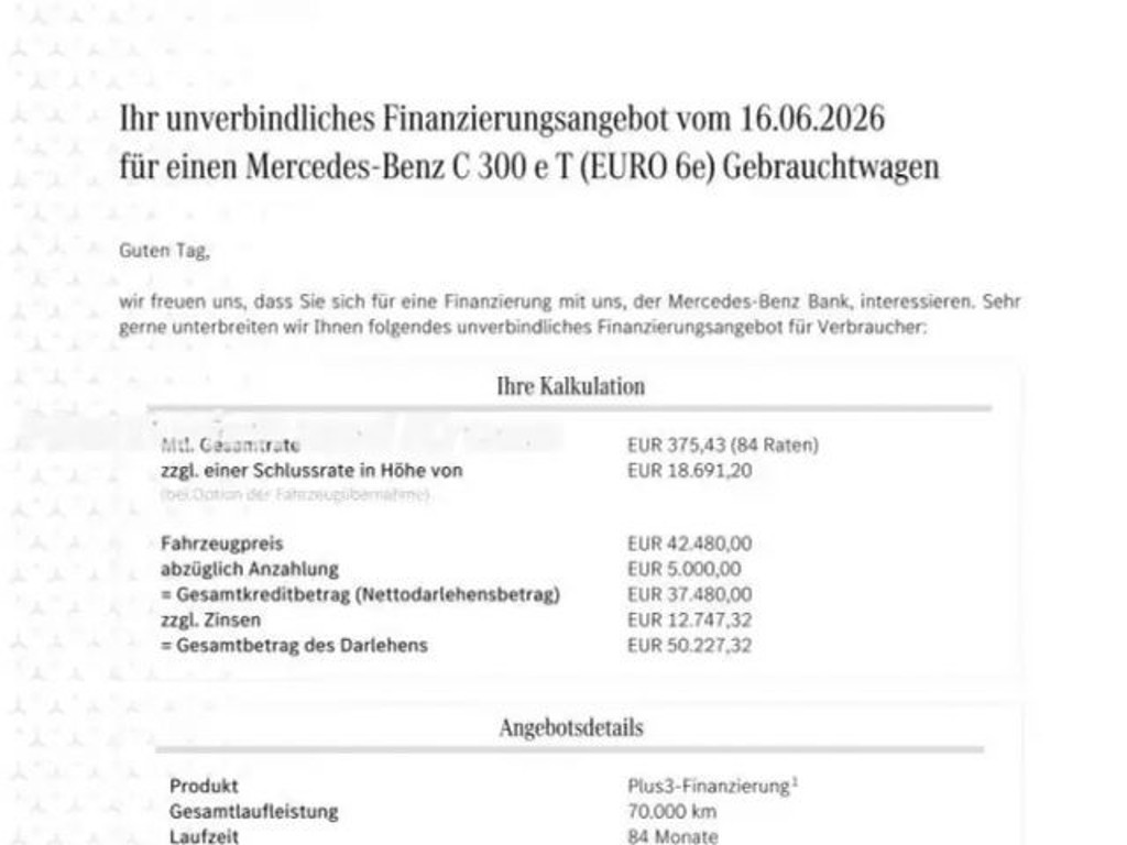 Mercedes-Benz C-Klasse