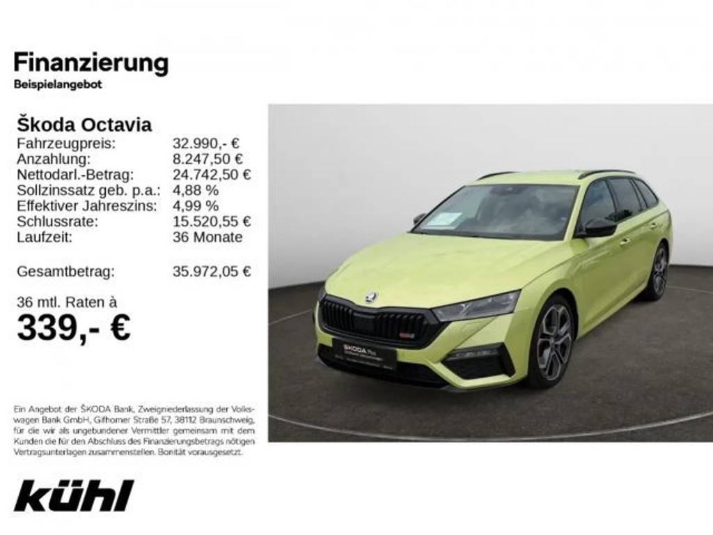 Skoda Octavia Combi RS 2.0 TDI