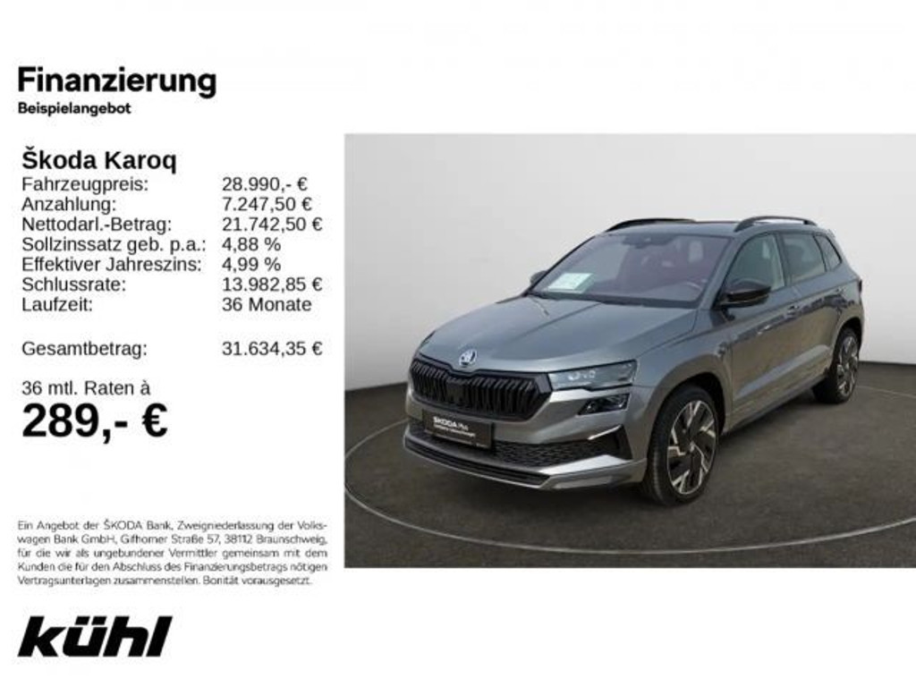 Skoda Karoq 4x4 Sportline 2.0 TDI