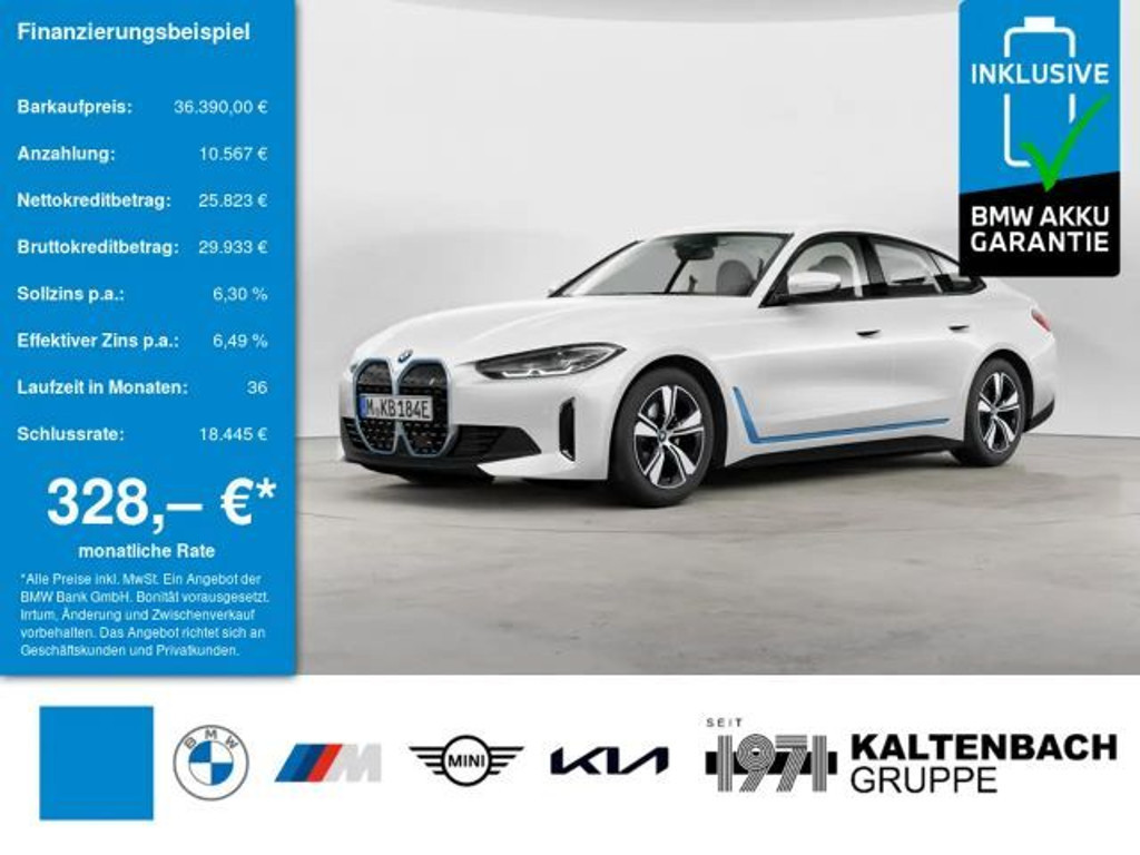 BMW i4 Coupé Gran Coupé Sedan eDrive40