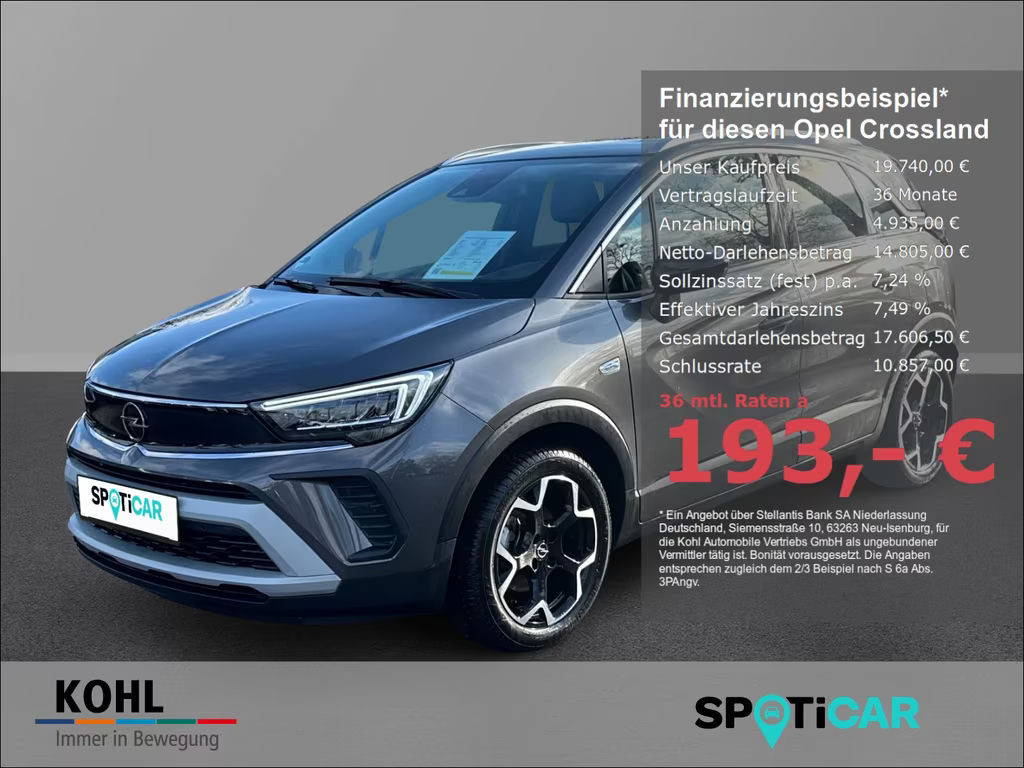Opel Crossland 1.2 Turbo Elegance Turbo
