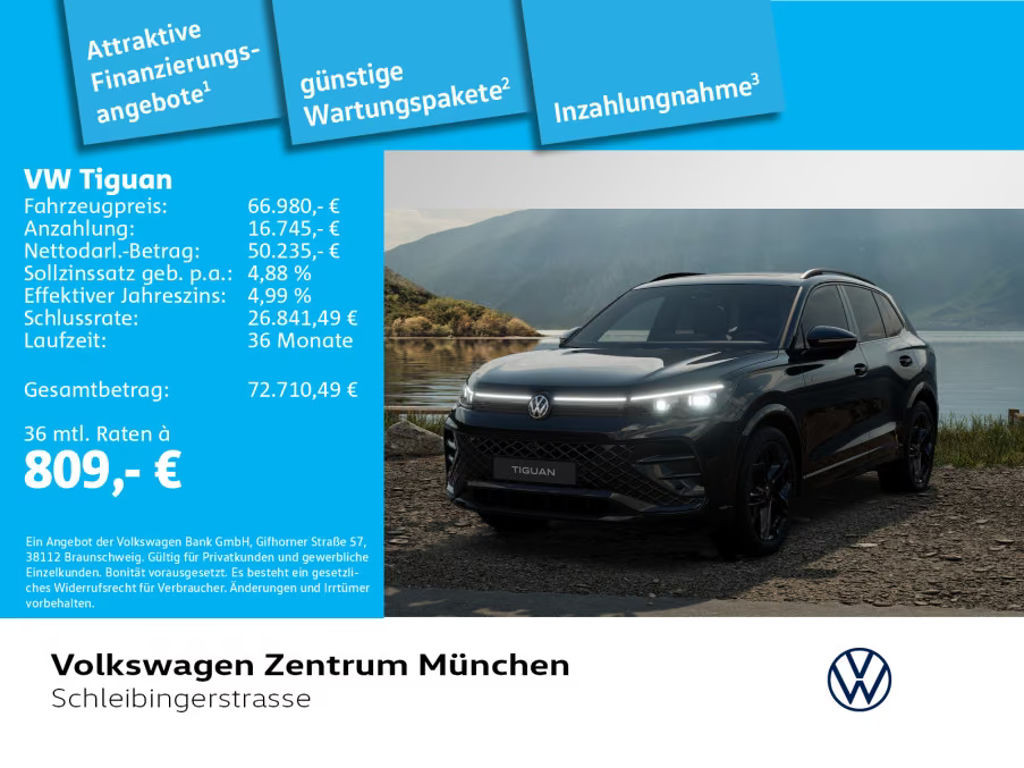 Volkswagen Tiguan R-Line IQ.Drive 2.0 TSI
