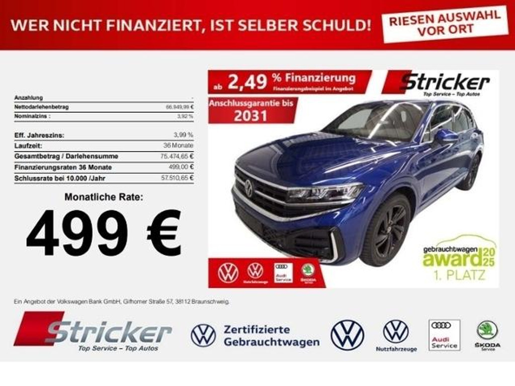 Volkswagen Touareg R-Line 3.0 V6 TDI