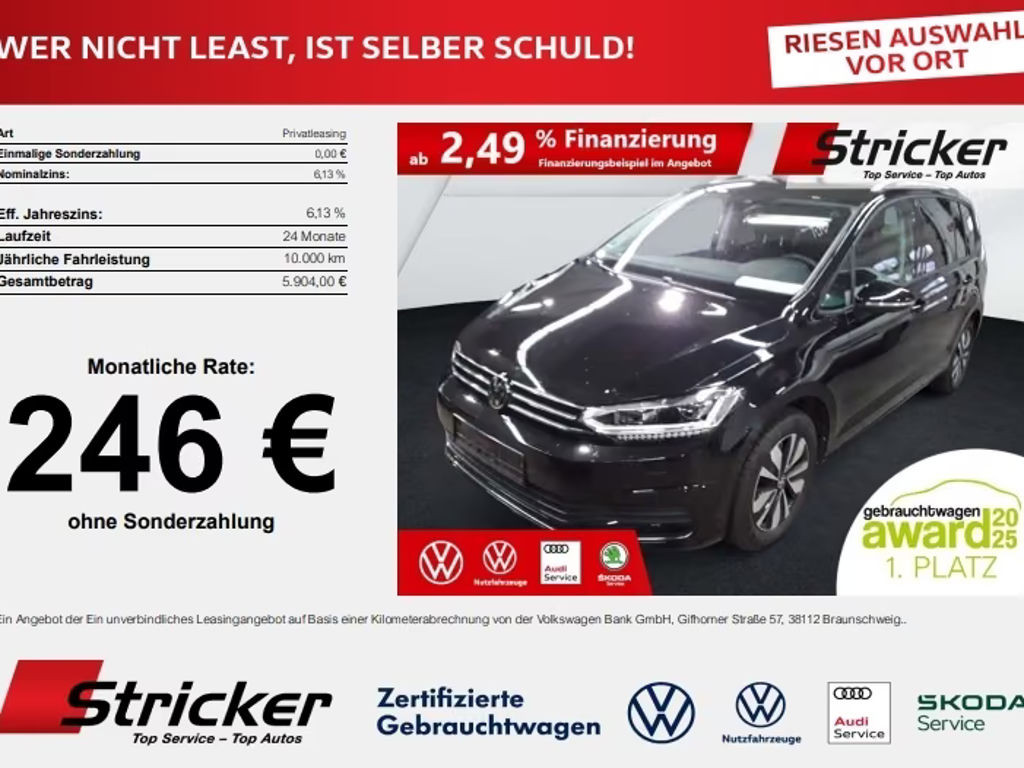 Volkswagen Touran DSG 2.0 TDI