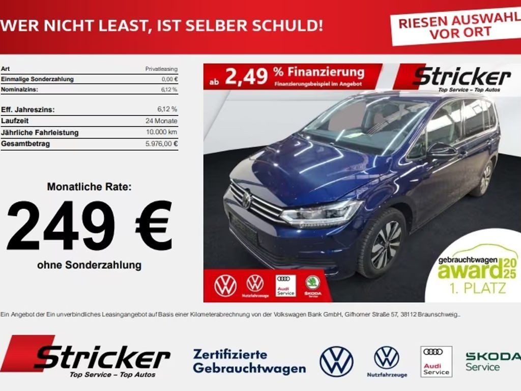 Volkswagen Touran DSG 2.0 TDI