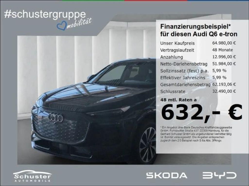 Audi Q6 e-tron Sportback S-Line