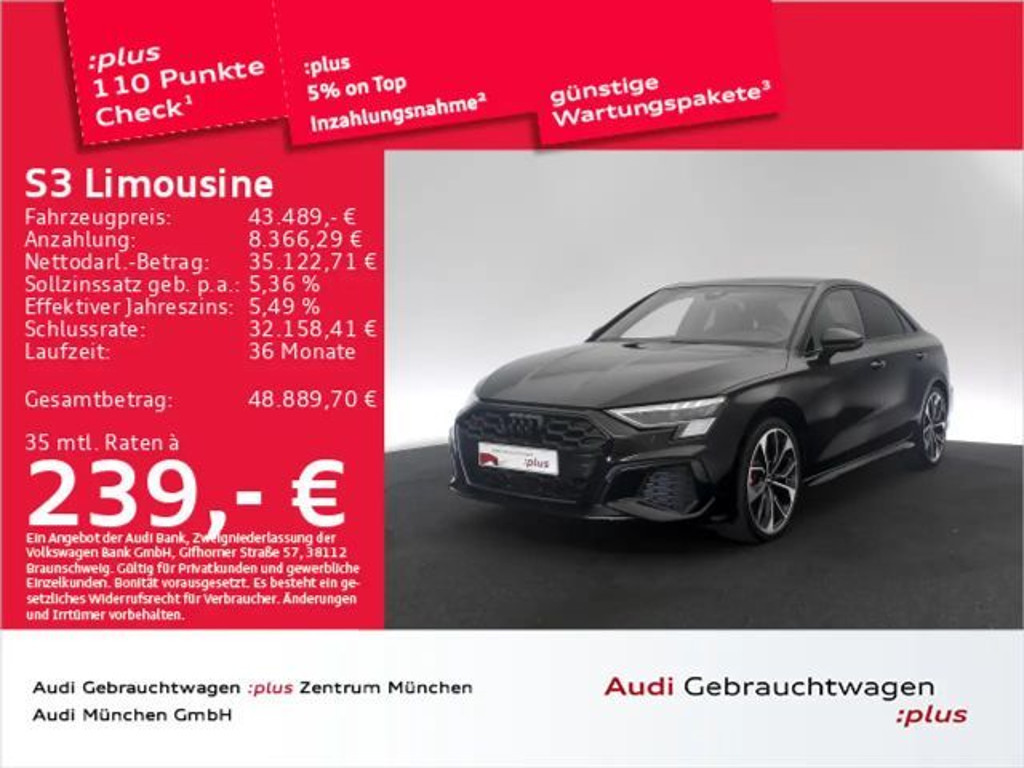 Audi S3 Sedan S-Tronic