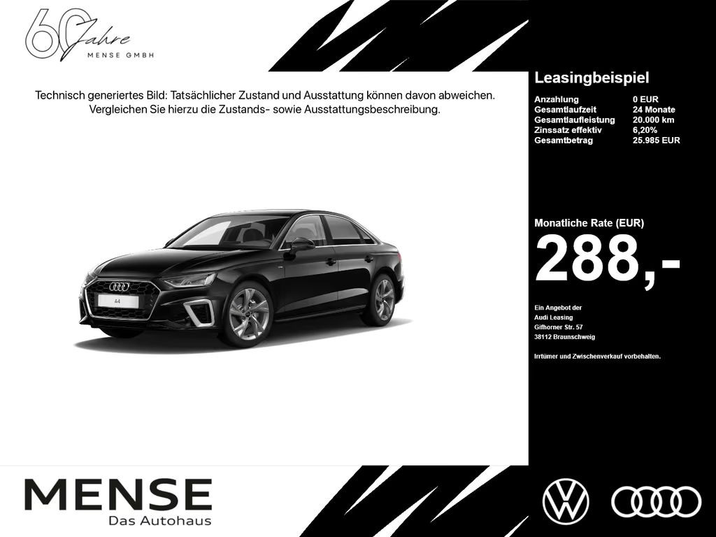 Audi A4 Sedan S-Line S-Tronic 40 TFSI