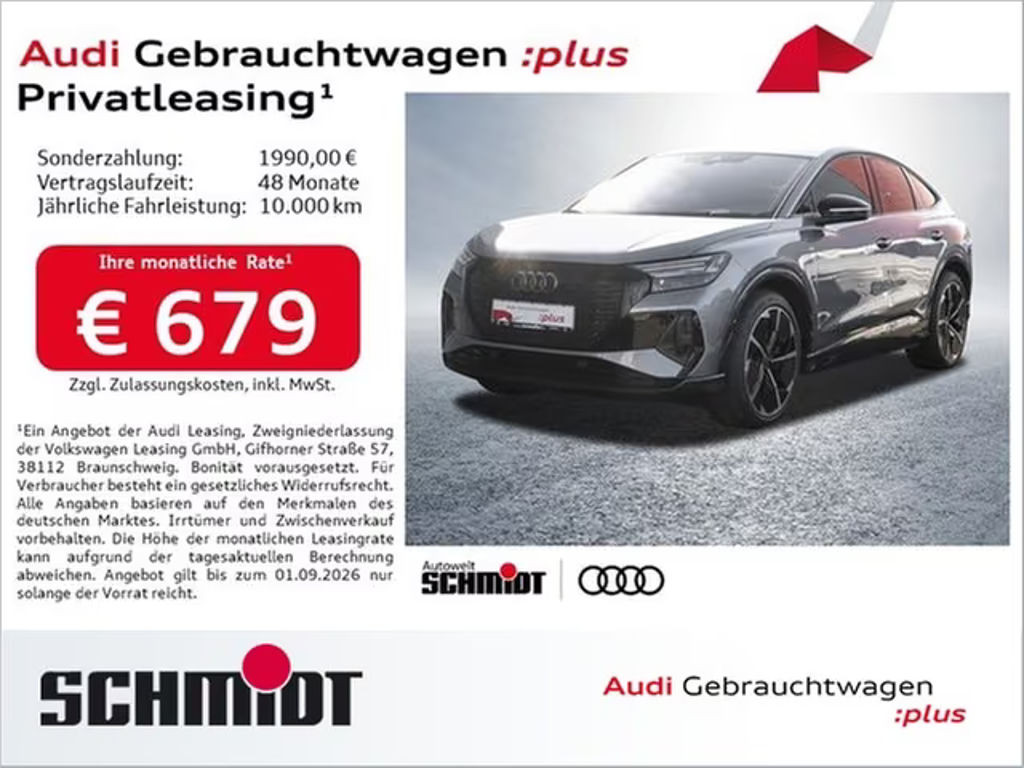 Audi Q4 e-tron Sportback Quattro S-Line