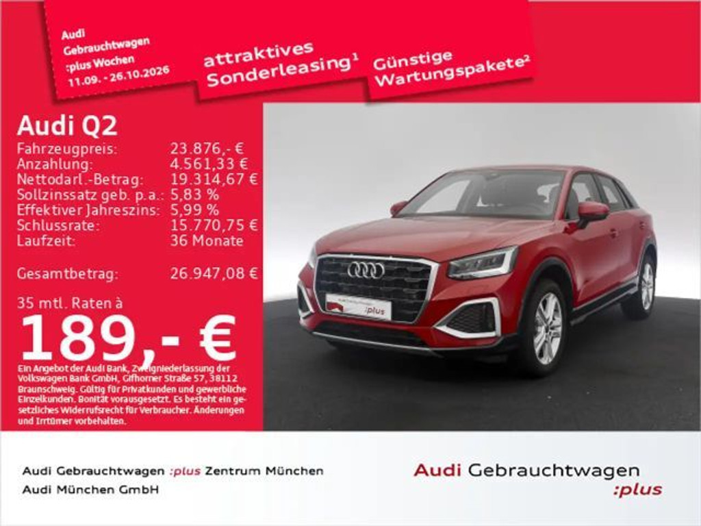 Audi Q2 S-Tronic 35 TFSI