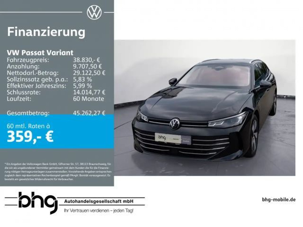 Volkswagen Passat Business DSG Variant eHybrid