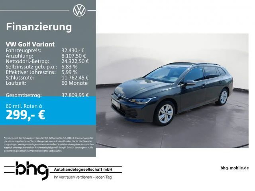 Volkswagen Golf DSG Life Variant 2.0 TDI