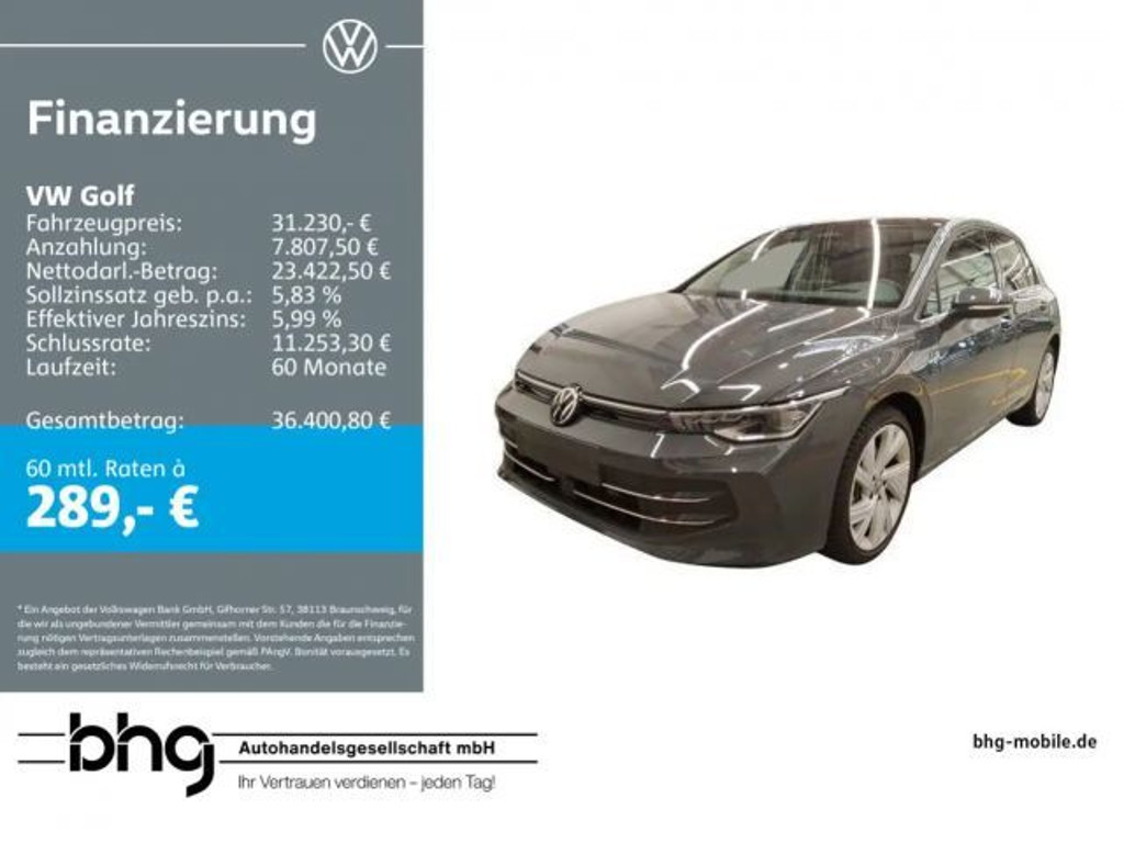 Volkswagen Golf DSG Style eHybrid