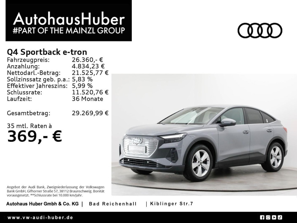 Audi Q4 e-tron Sportback 35
