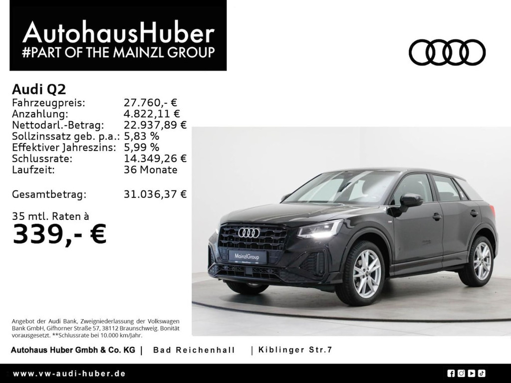 Audi Q2 S-Line S-Tronic 30 TDI