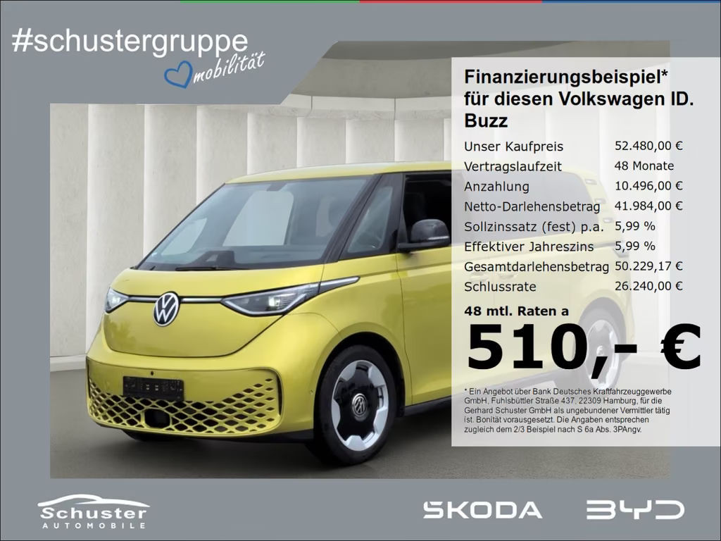 Volkswagen ID.Buzz GOAL*ACC 360°Kam Harm/Kar el.Heckk 20*