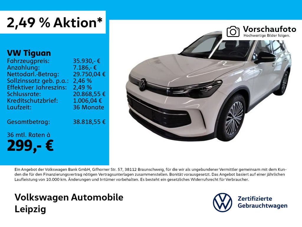 Volkswagen Tiguan DSG 1.5 eTSI