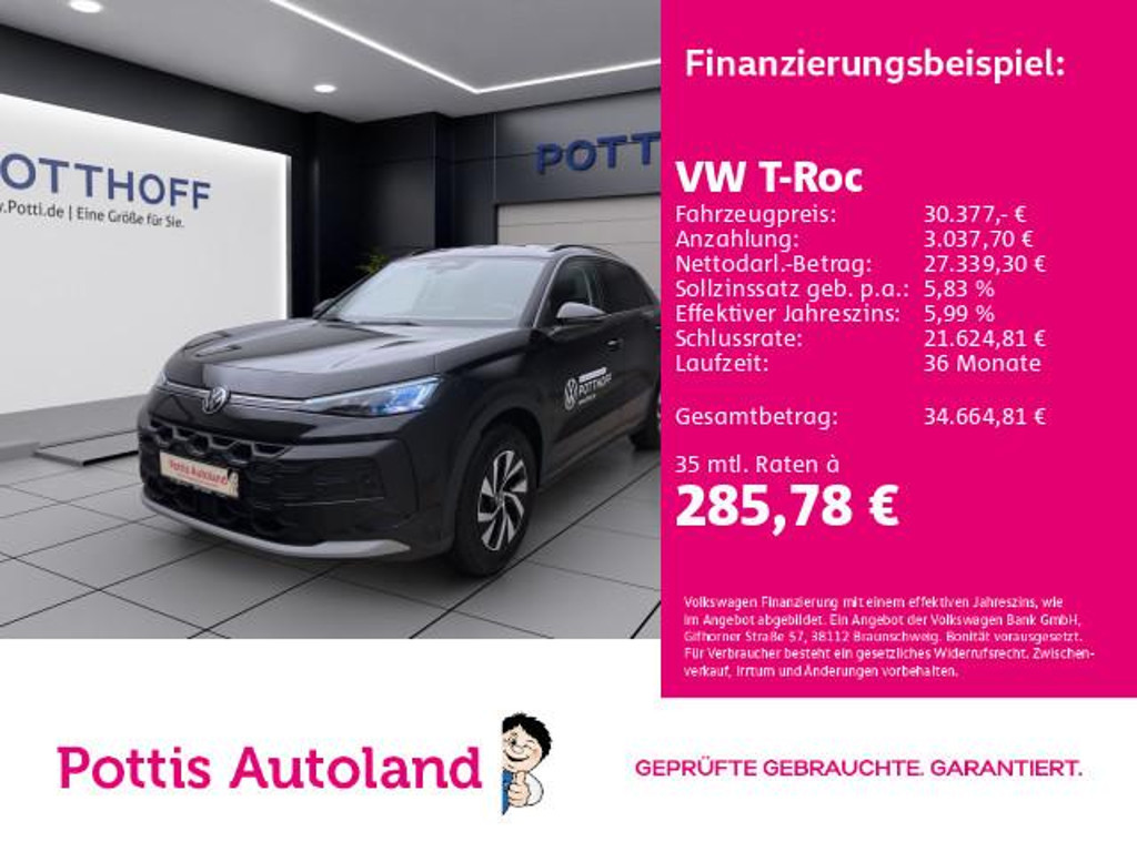 Volkswagen T-Roc DSG Life 1.5 eTSI