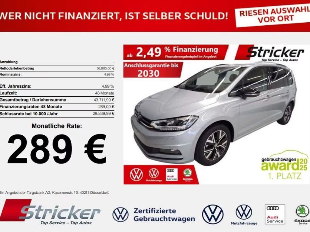 Volkswagen Touran DSG Highline Style 2.0 TDI
