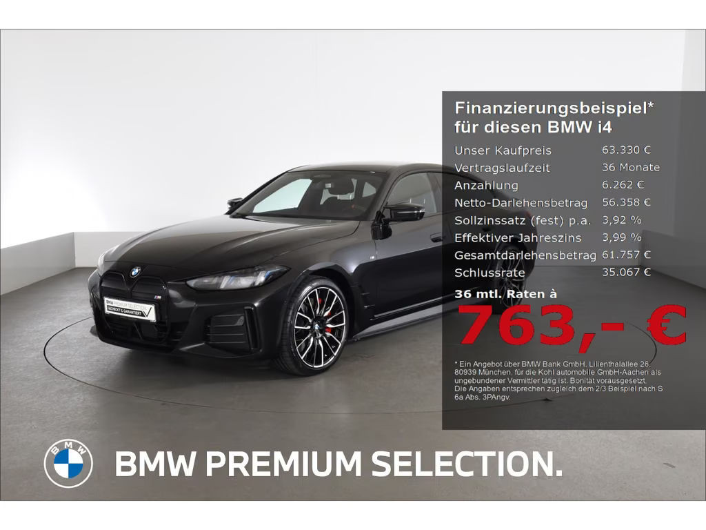 BMW i4 M-Sport xDrive Coupé Gran Coupé Sedan M60
