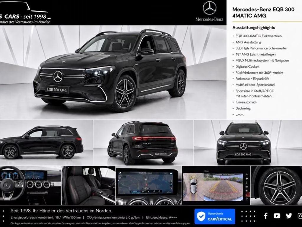 Mercedes-Benz E-Klasse EQB 4MATIC AMG Line 300