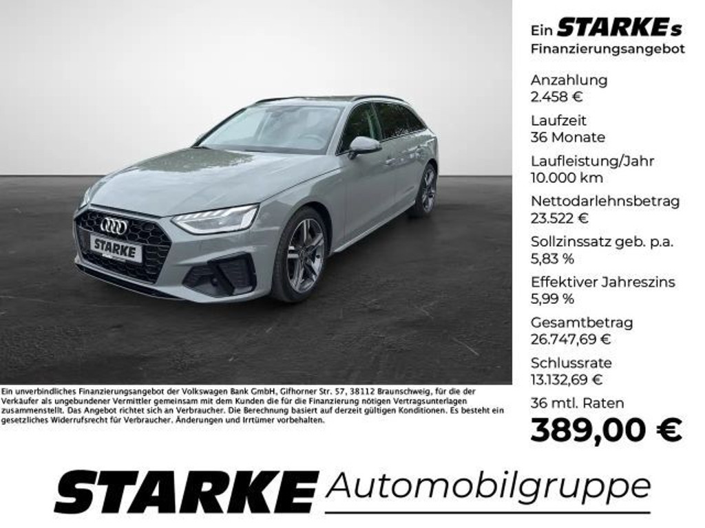 Audi A4 Avant S-Line S-Tronic 40 TFSI