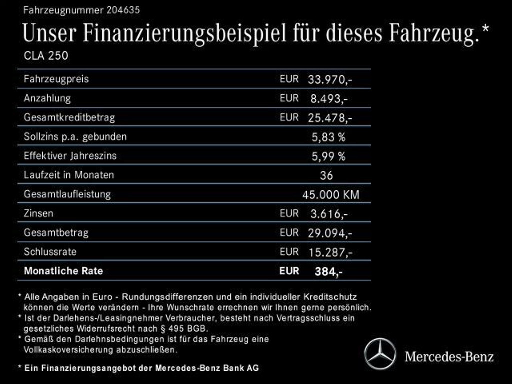 Mercedes-Benz CLA-Klasse