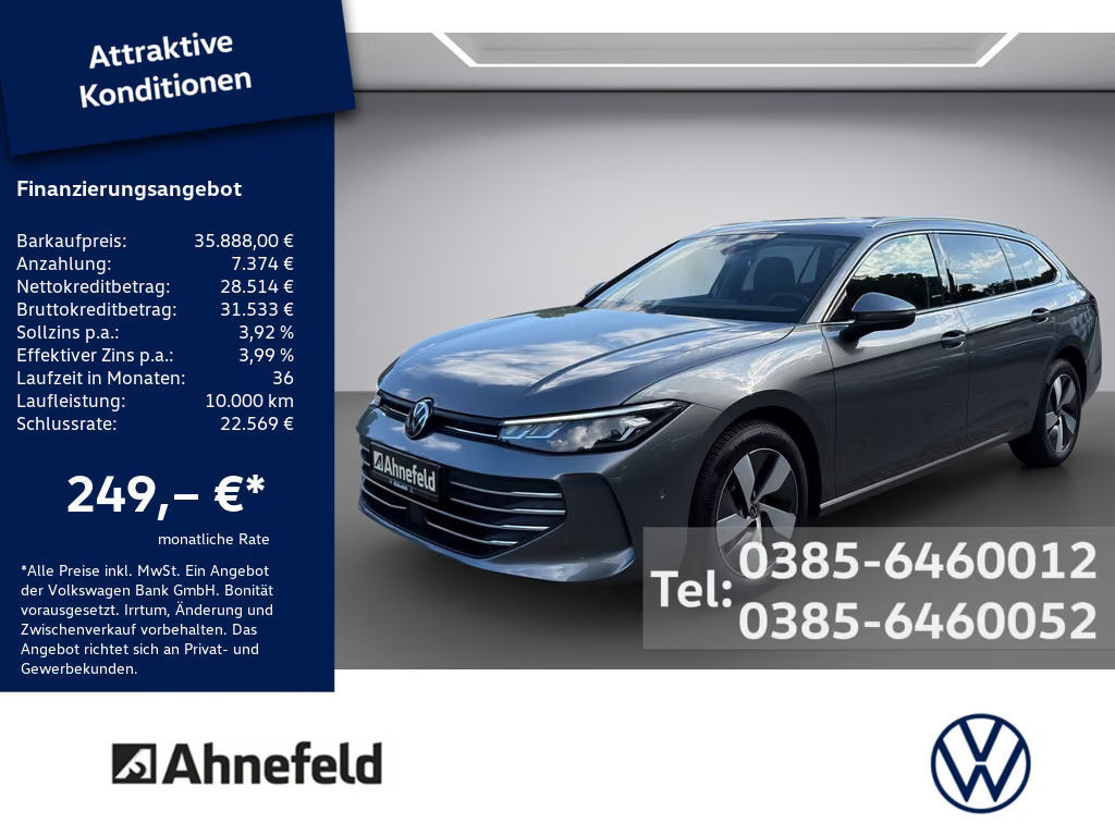 Volkswagen Passat Business DSG 2.0 TDI