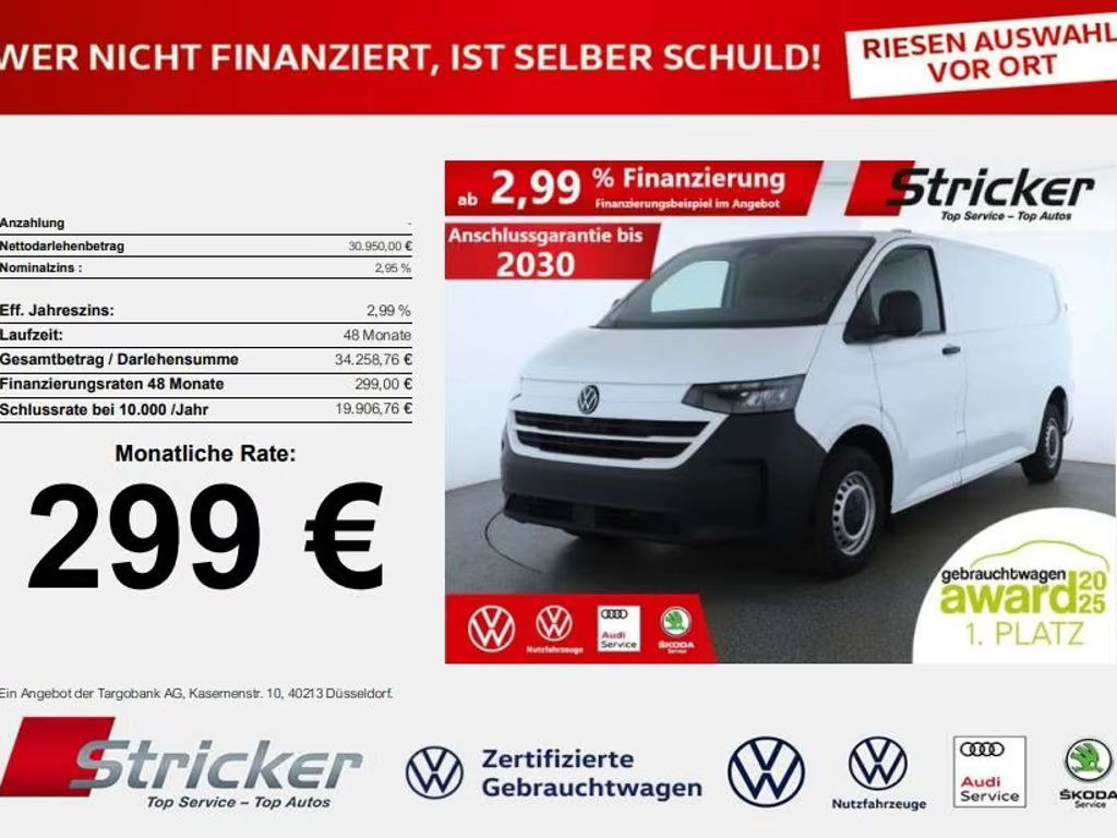 Volkswagen Transporter 2.0 TDI Lang T7
