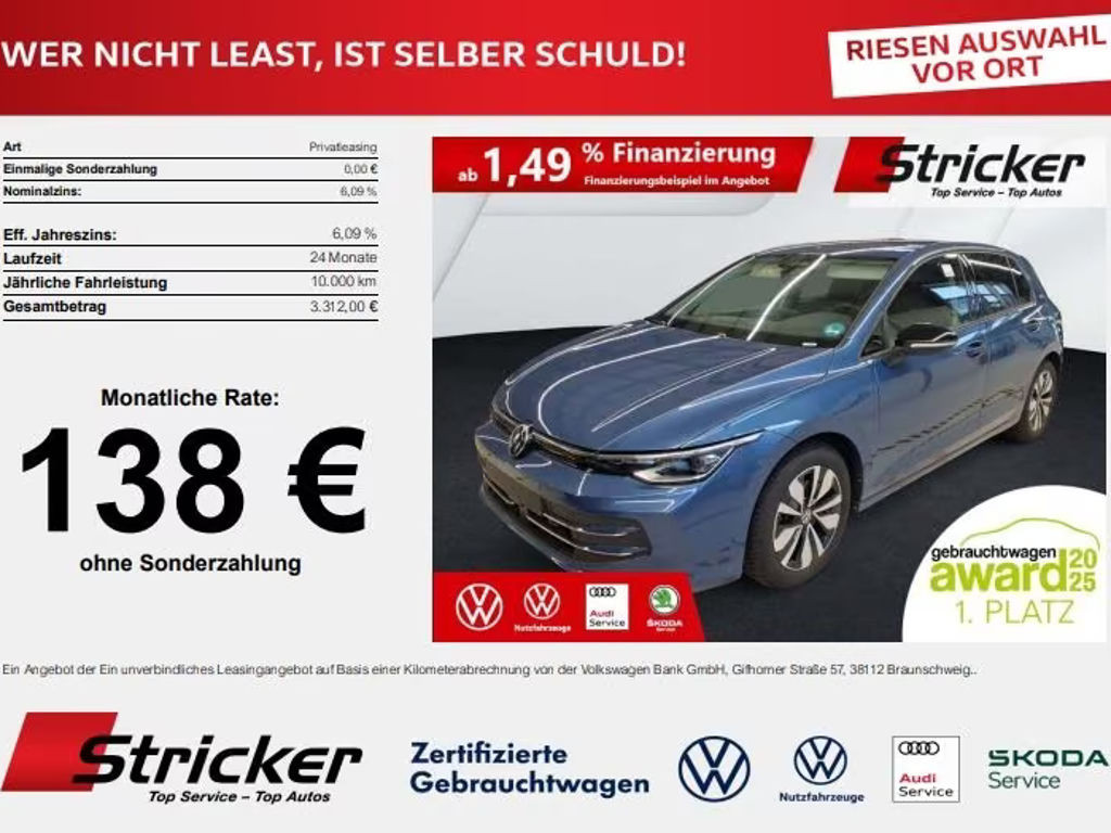 Volkswagen Golf DSG 1.5 eTSI