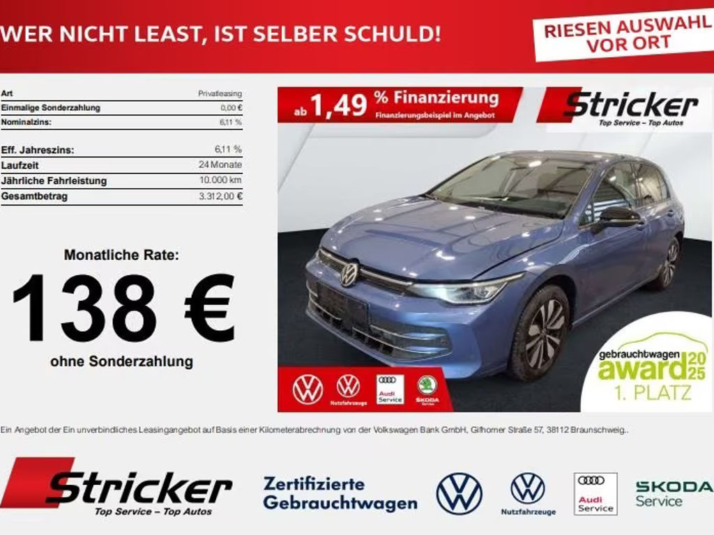 Volkswagen Golf DSG 1.5 eTSI