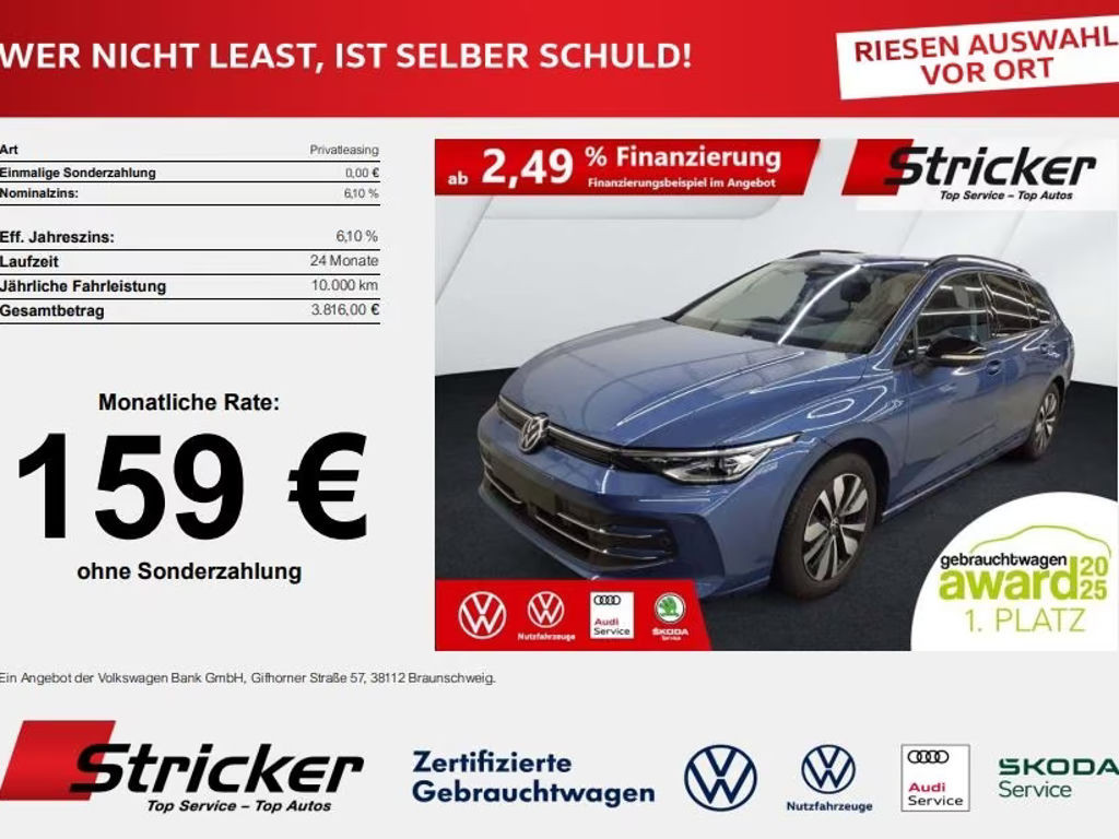 Volkswagen Golf DSG Variant 1.5 eTSI
