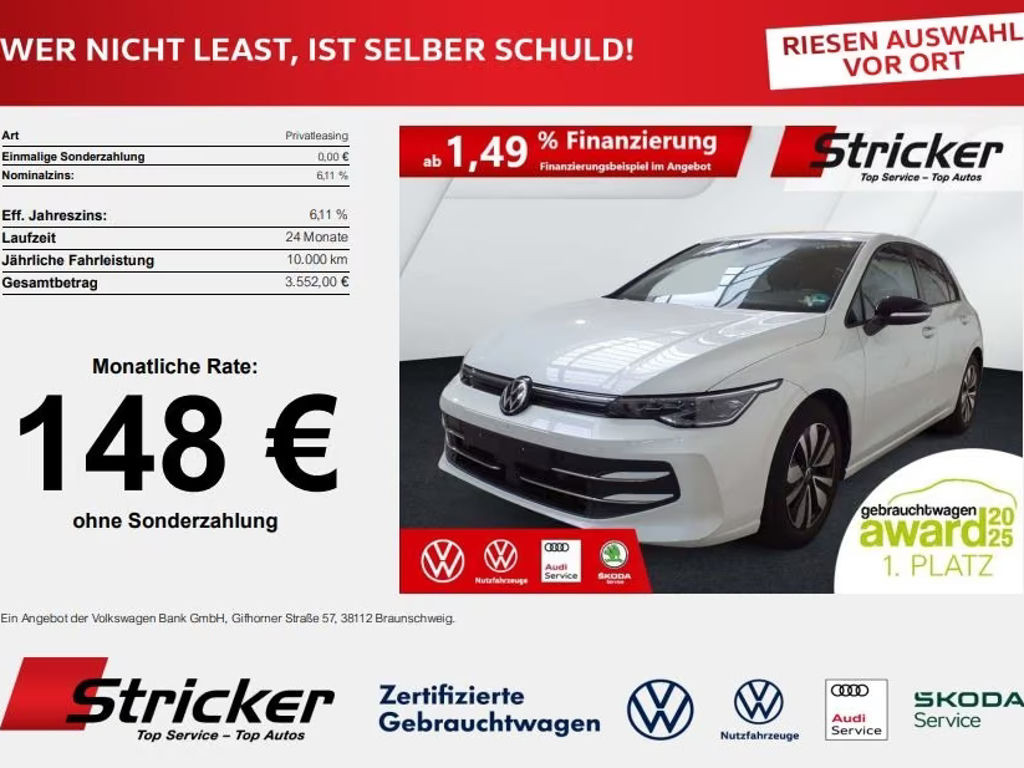 Volkswagen Golf DSG 1.5 eTSI