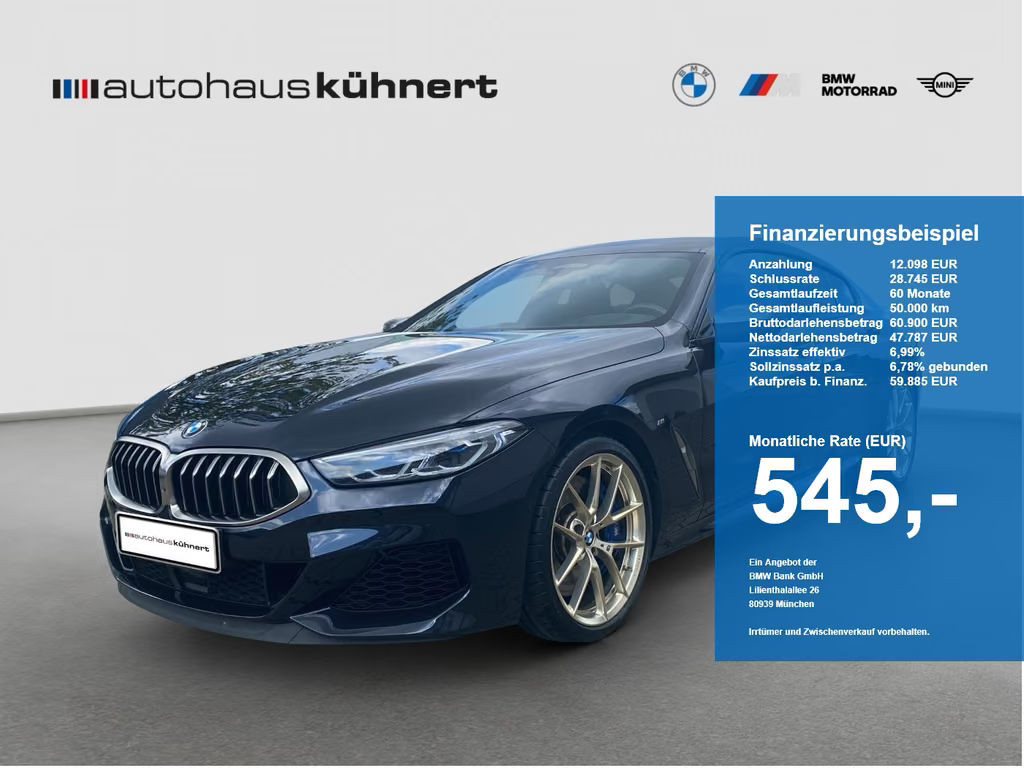 BMW M850 xDrive Coupé Gran Coupé