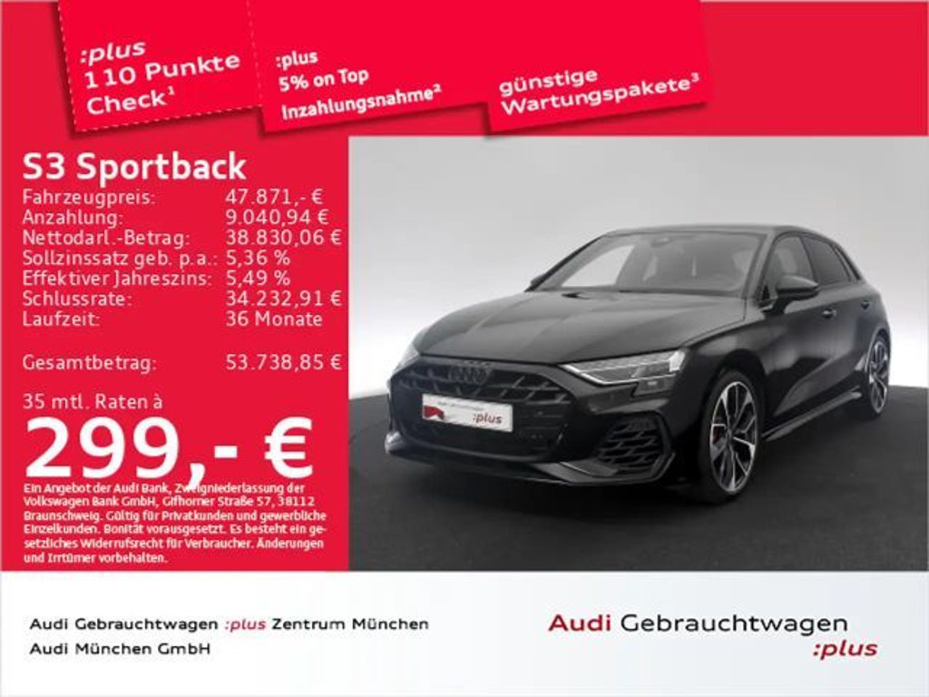 Audi S3 Sedan S-Tronic Performance