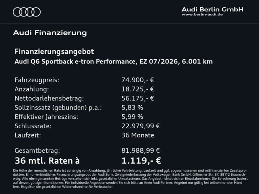 Audi Q6 e-tron