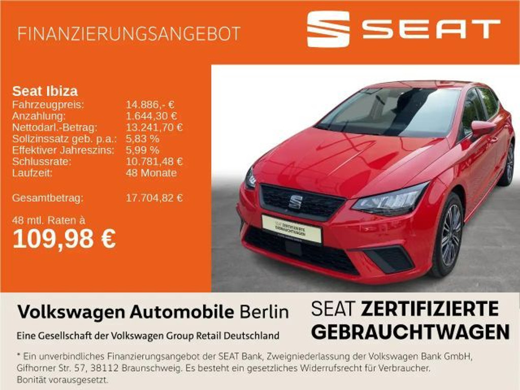 Seat Ibiza Style 1.0 TSI