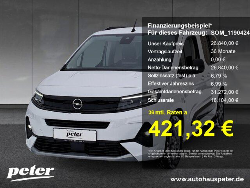 Opel Combo Grand Sport 1.5 CDTI Life GS-Line