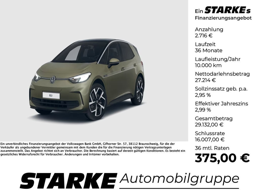 Volkswagen ID.3 Performance Pro Move 150 kW